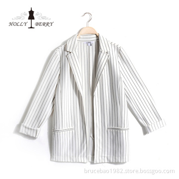 Ladies Suits Different Models of Vertical Striped Streetwear